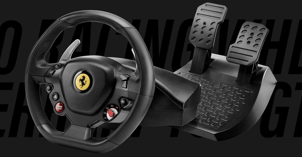 Volante T80 Ferrari 488 GTB Edition (compatível com PC, PS4 e PS5)