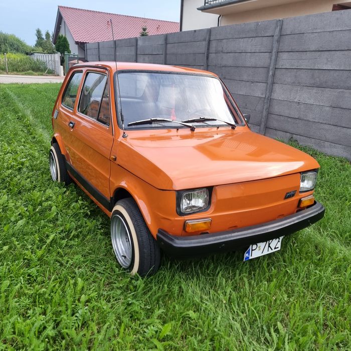 Samochód osobowy Orginał lakier Fiat 126p Pomarańczowy