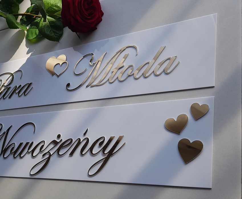 Rejestracja na auto ślubne