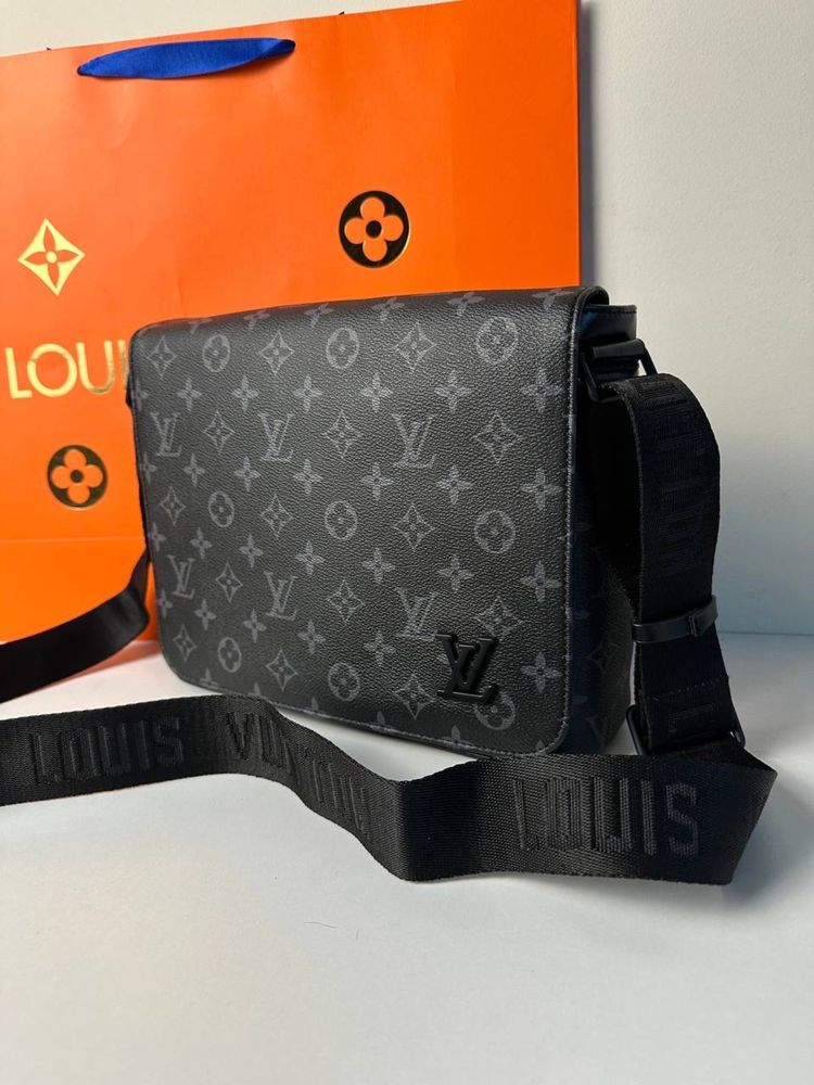 Torebka męska listonoszka na ramię premium Louis Vuitton