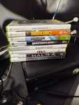 Xbox 360 slim 250g два джойстика + 8 ігор 3500гр
