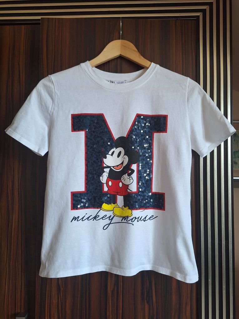 ZARA świetny T-shirt Disney Mickey Mouse  S