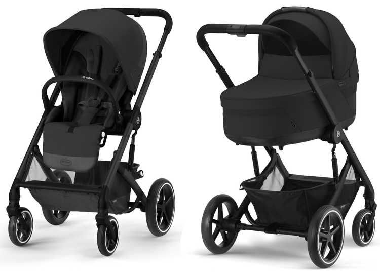 [OUTLET] Cybex Balios S Lux Wózek Głęboko-Spacerowy Moon Black 2023