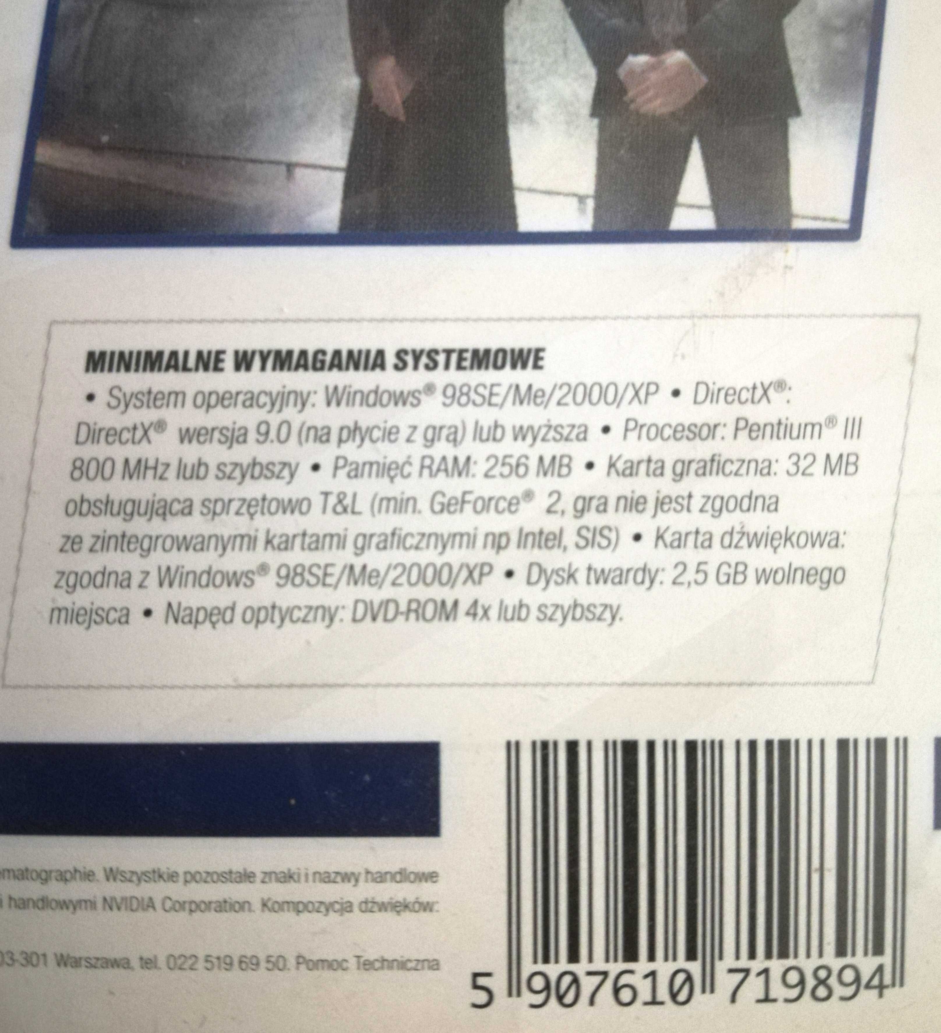 Gra przygodowa PC Fahrenheit wersja PL