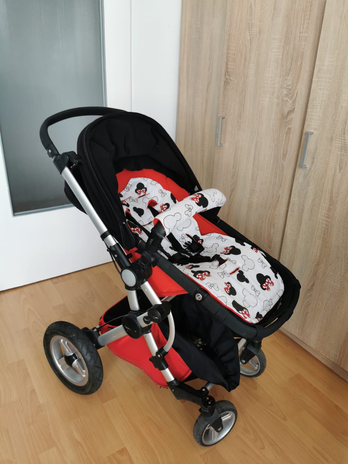Wózek dziecięcy Baby Ace 042 + nosidełko adaptery