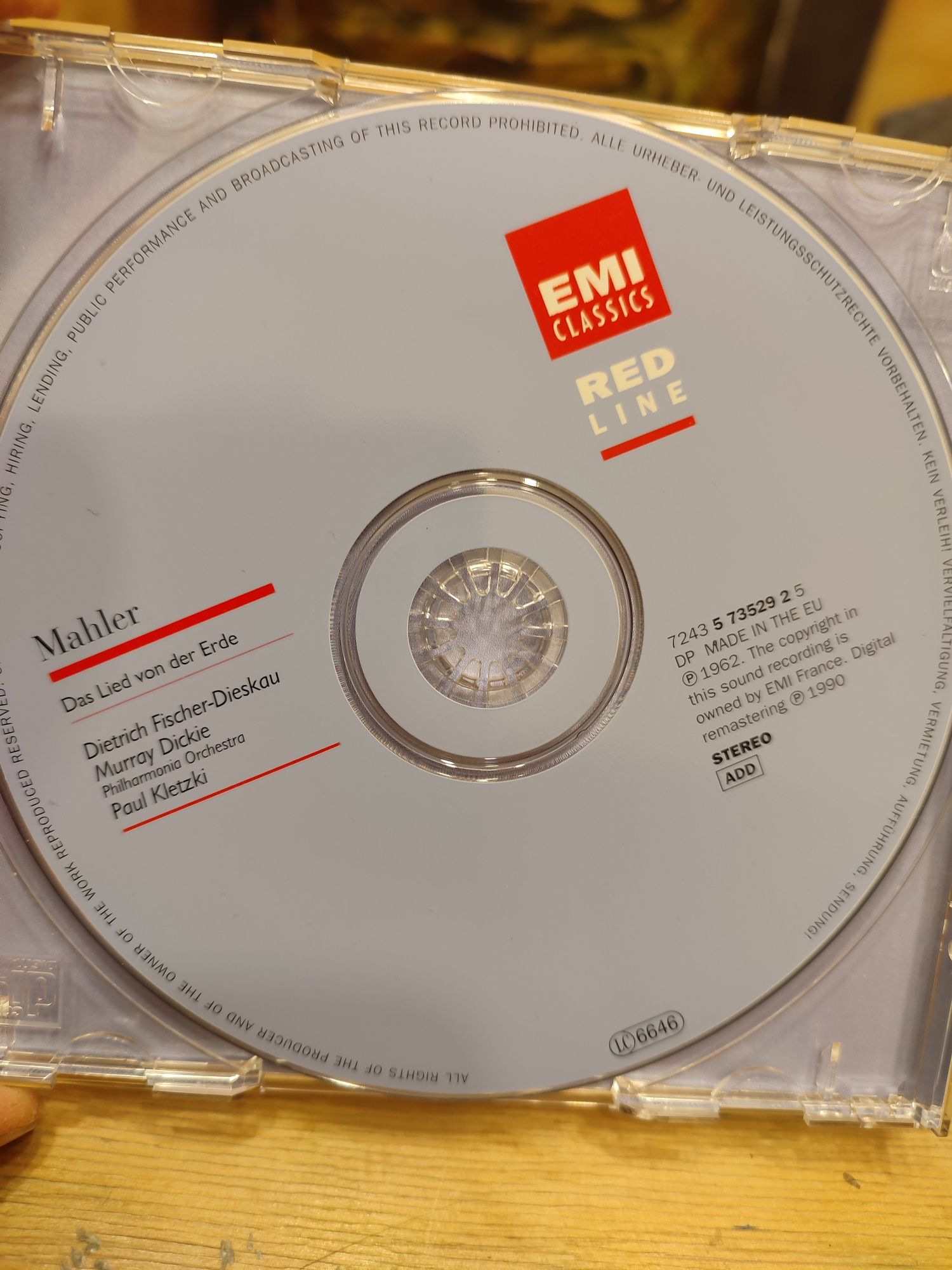 Mahler - Das Lied von der Erde - CD