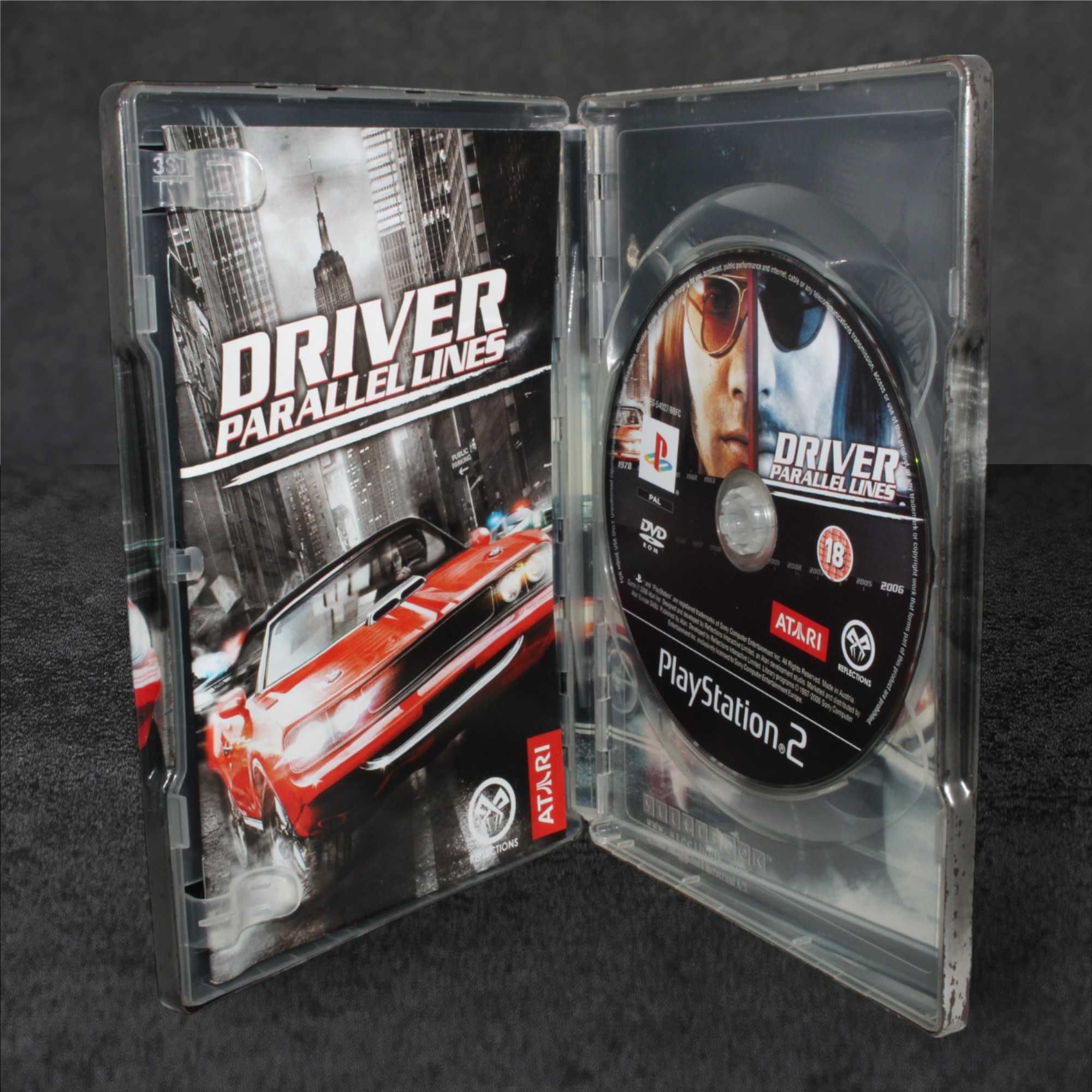 DRIVER Parallel Lines ps2 STEELBOOK GameBAZA
