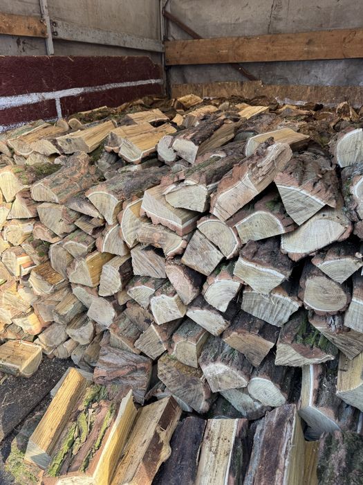 Дрова колоті рубані
