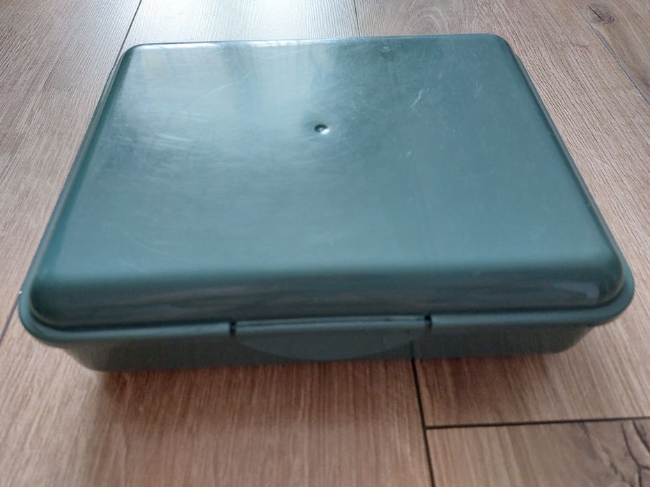 Pojemnik na śniadanie duży lunchbox szkoła praca zielony śniadaniówka