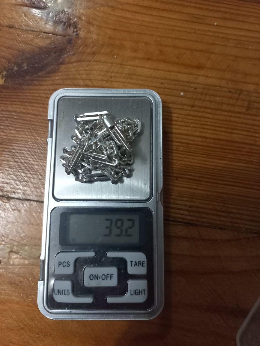 Цепочка якорная серебро 39.2 грам новая