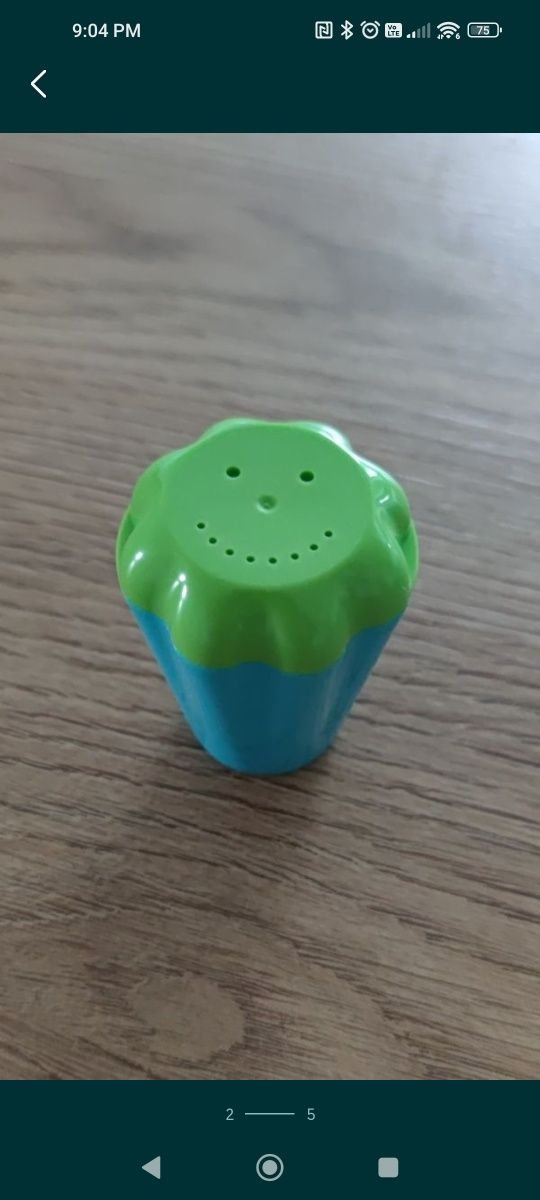 Nowa silikonowa szczoteczka do zębów dla niemowląt Tupperware