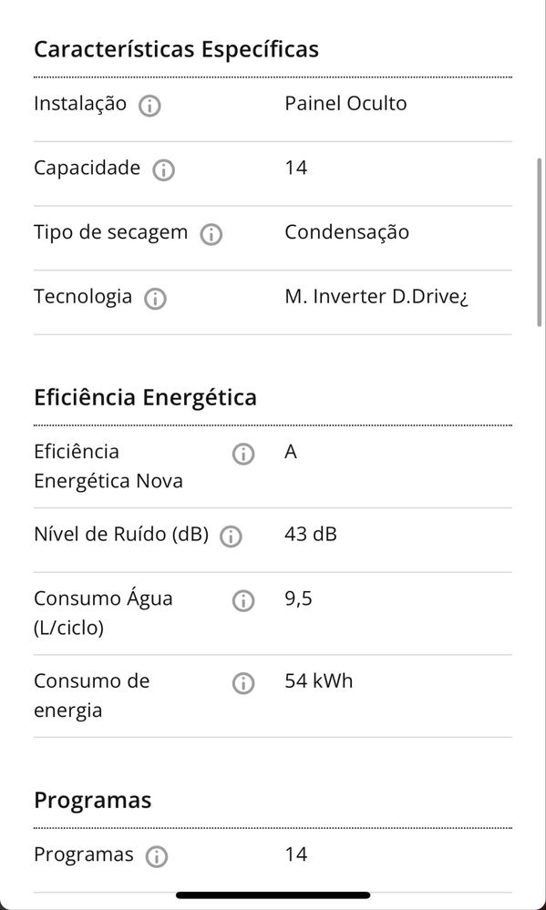 Máquina de Lavar Loiça Encastre LG DB475TXS