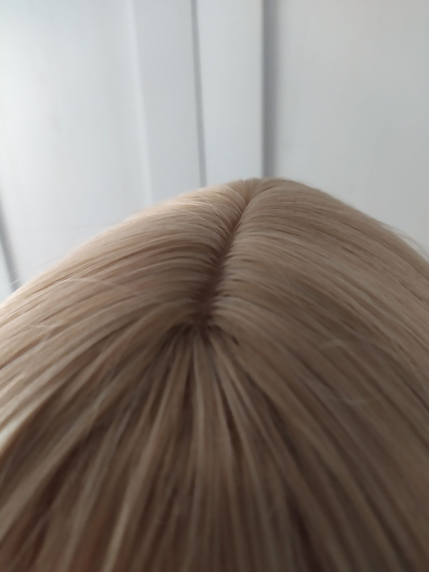 Peruka blond bob krotki