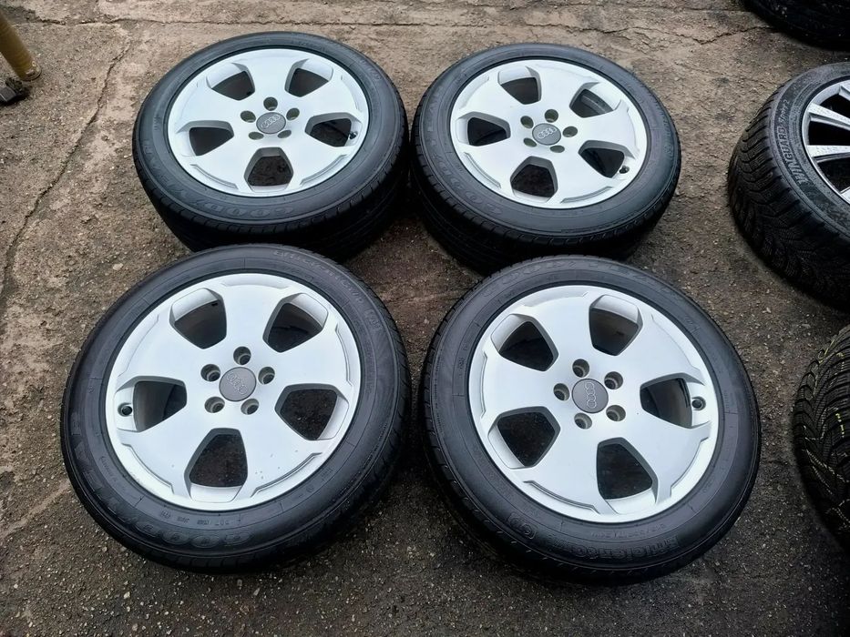 5x112 Felgi Aluminiowe Alufelgi 17 Koła Letnie Lato AUDI 8P0 8P 8V Seat Leon II 2 TOLEDO III 3 ALTEA ALHAMBRA SKODA OCTAVIA II 2 III 3 VW GOLF 5 6 TOURAN CADDY JETTA SHARAN Legnica ALU-RAD 215/55 6,5mm