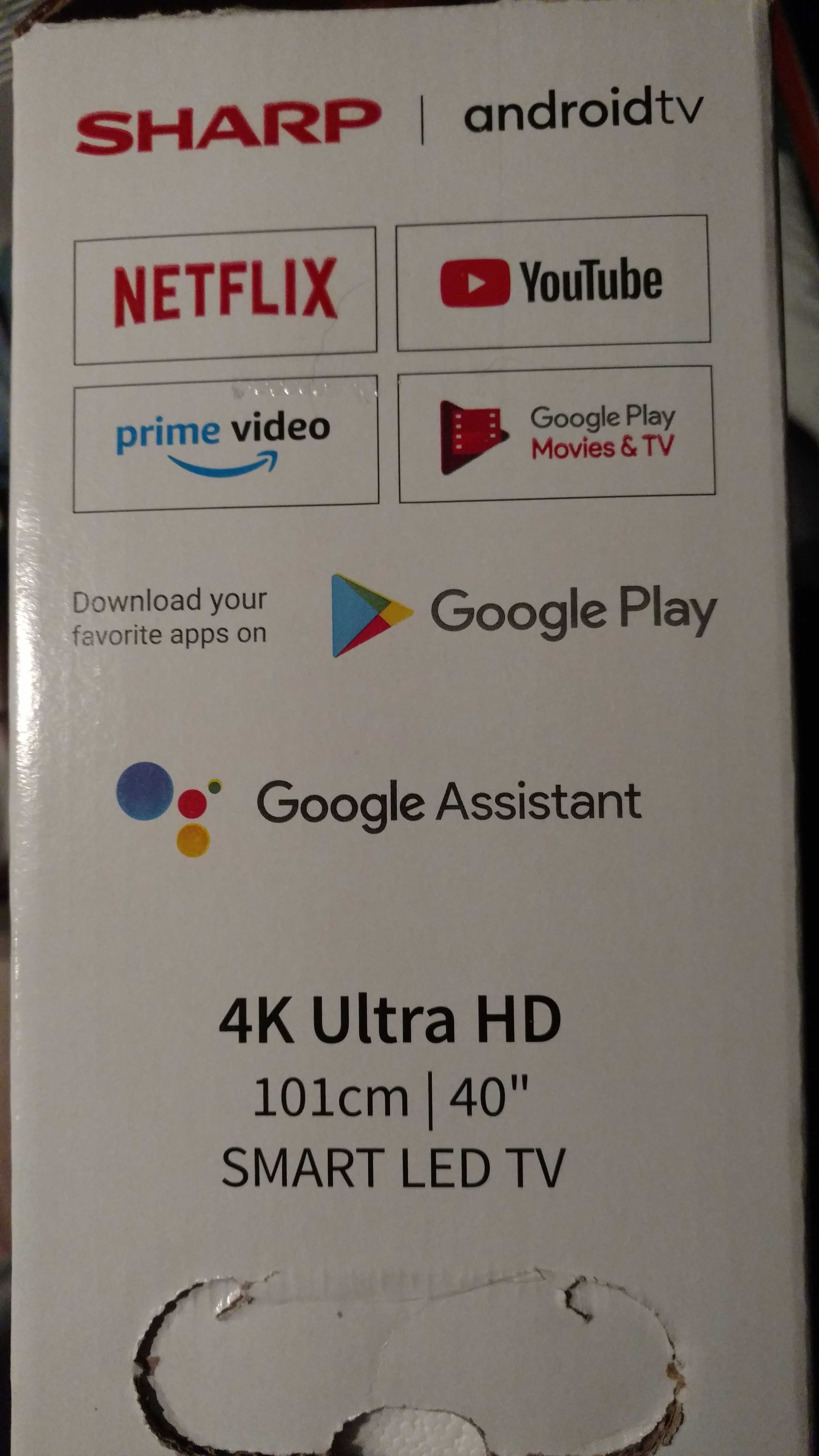 Telewizor Sharp 40'' 4 K Ultra HD Android DVB