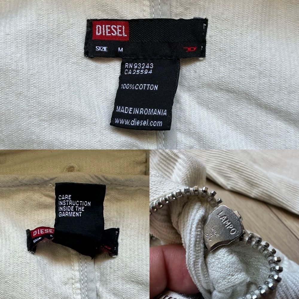Вельветова парка куртка Diesel vintage