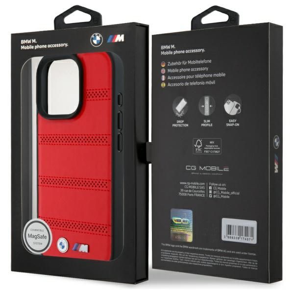 BMW BMHMP16X23PUSPR iPhone 16 Pro Max    6.9" czerwony/red hardcase