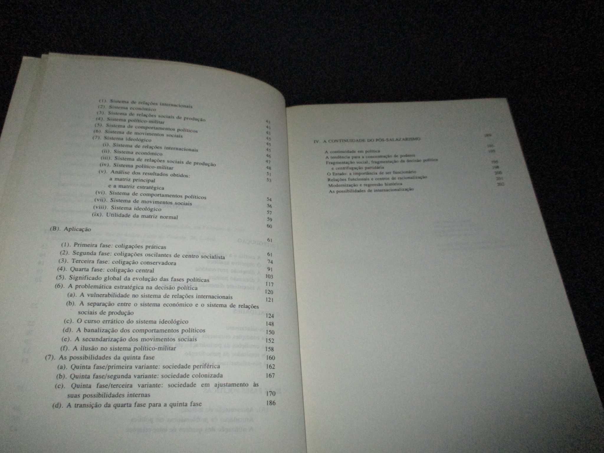 Livro O Pós Salazarismo 1974 a 1984 Joaquim Aguiar