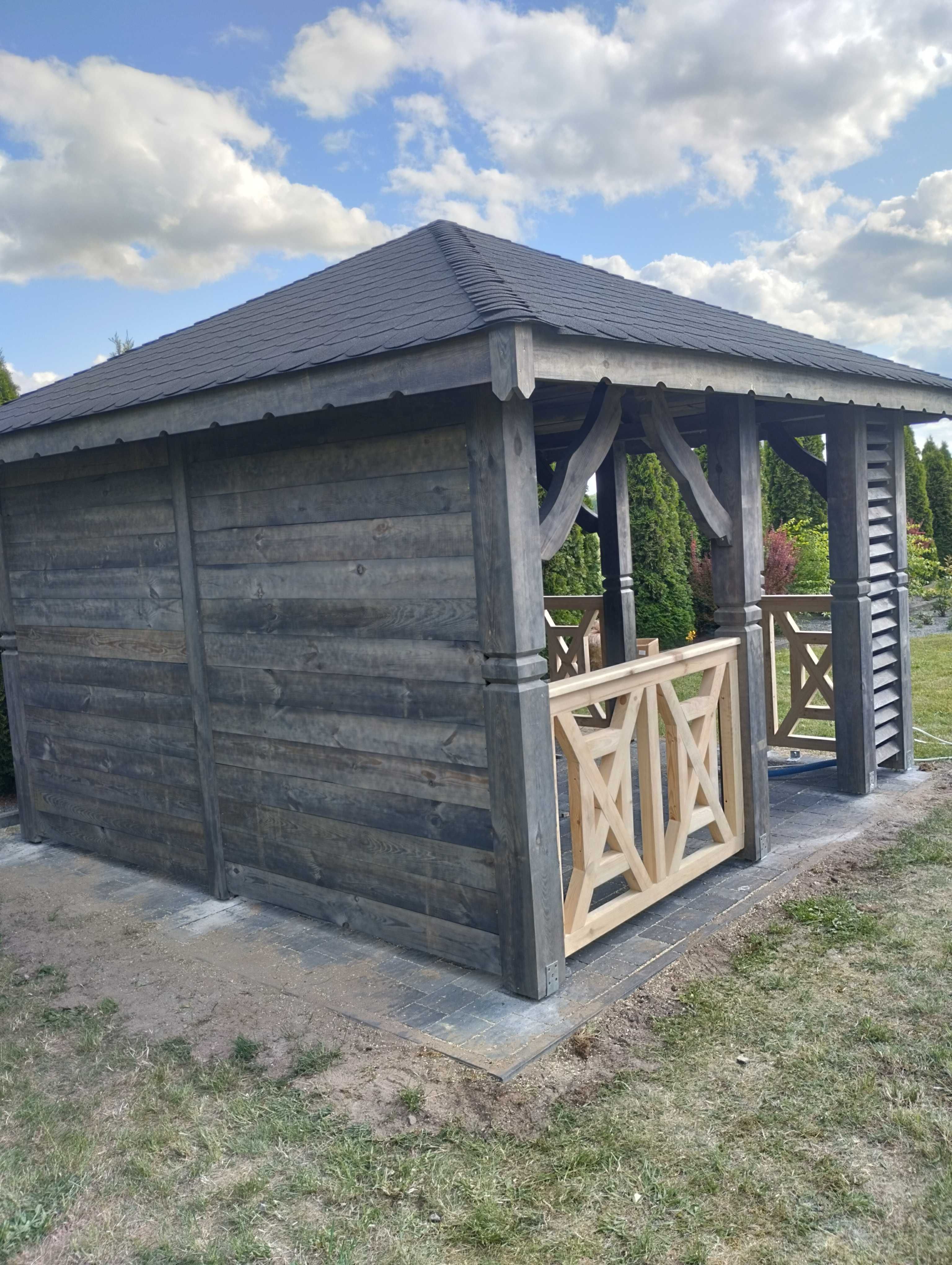Altana ogrodowa Dębowa 3,5 X3,5m