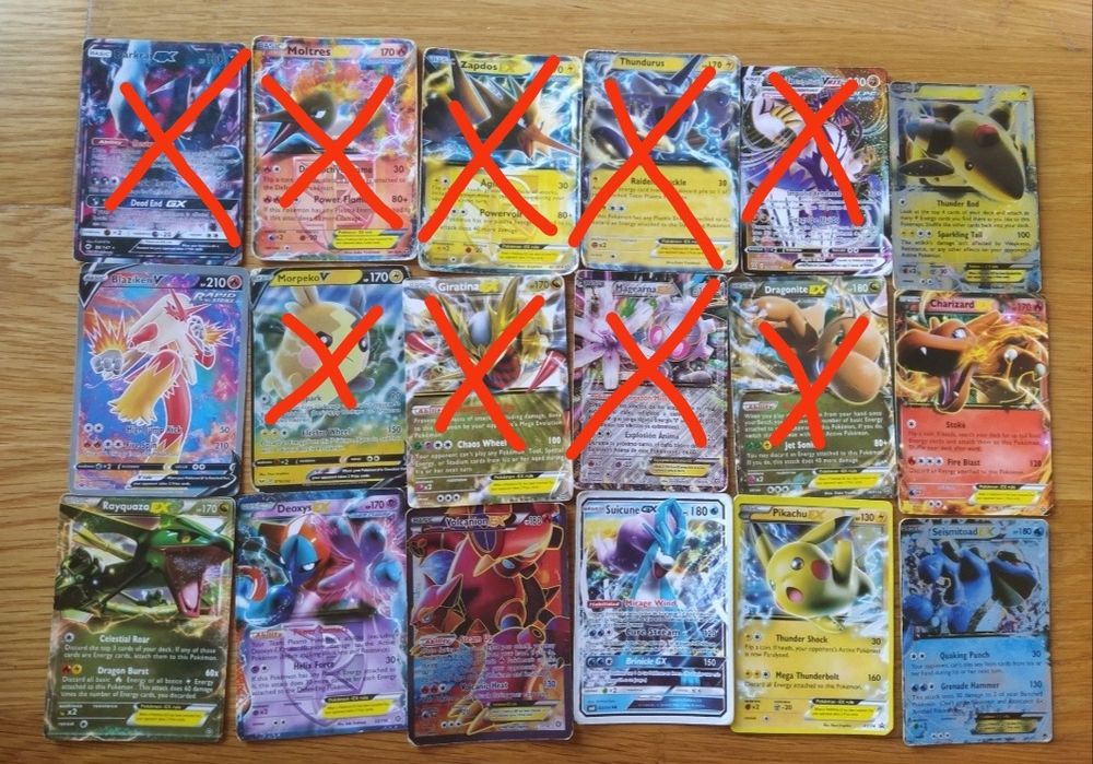 Cartas raras de pokemon( cartas individuais 8€ negociável)