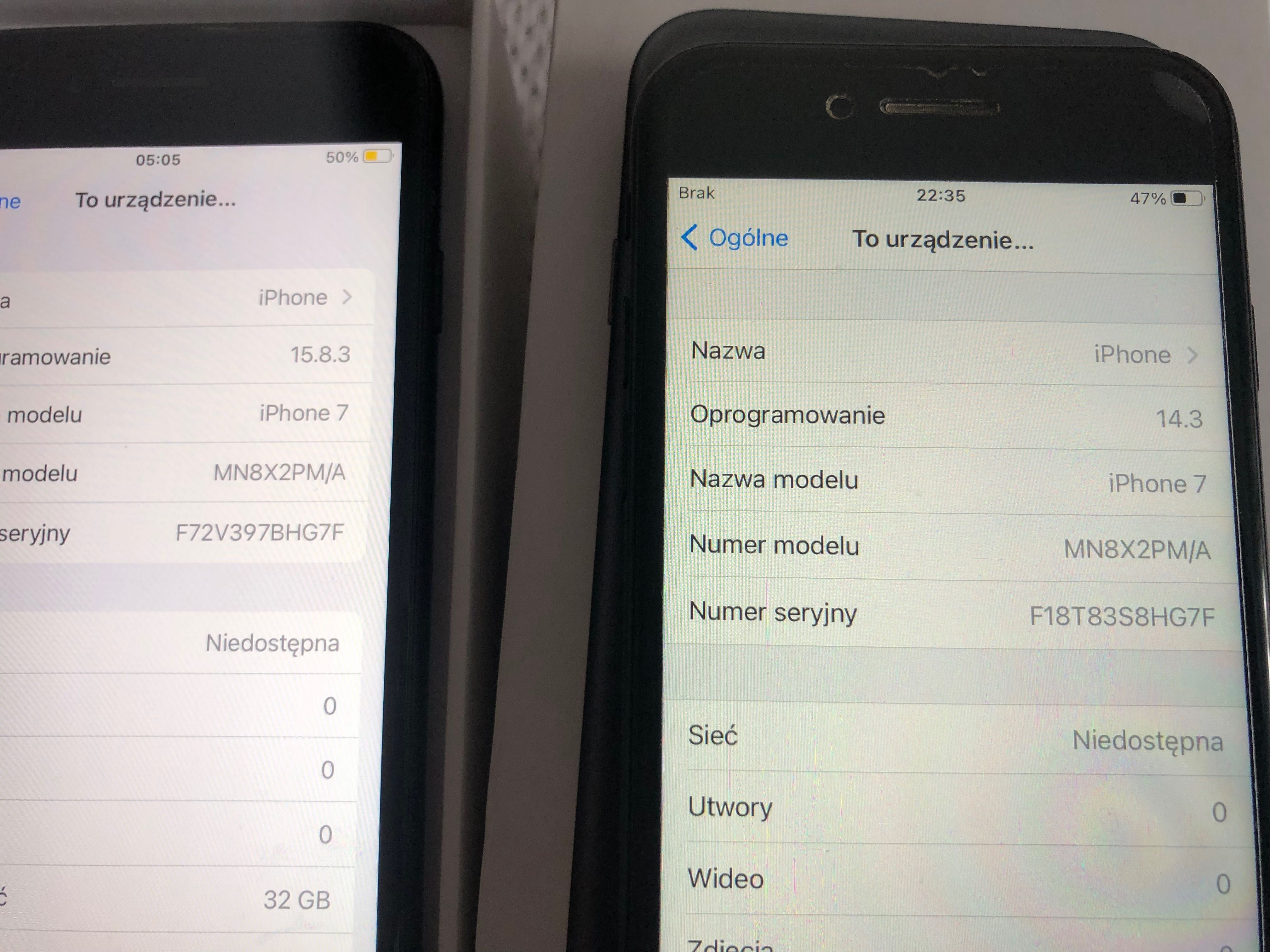 iPhone 7 black 32gb bez blokad 100% sprawny stan idealny !
