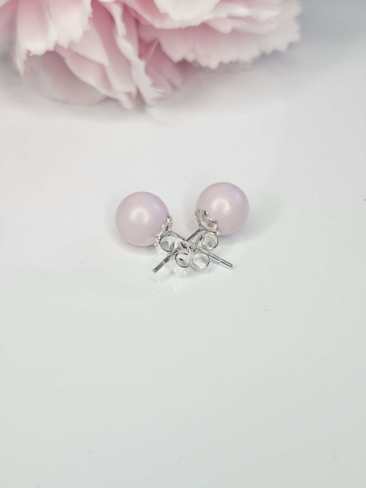 Zestaw bransoletka z pereł + kolczyki z perłą Swarovski