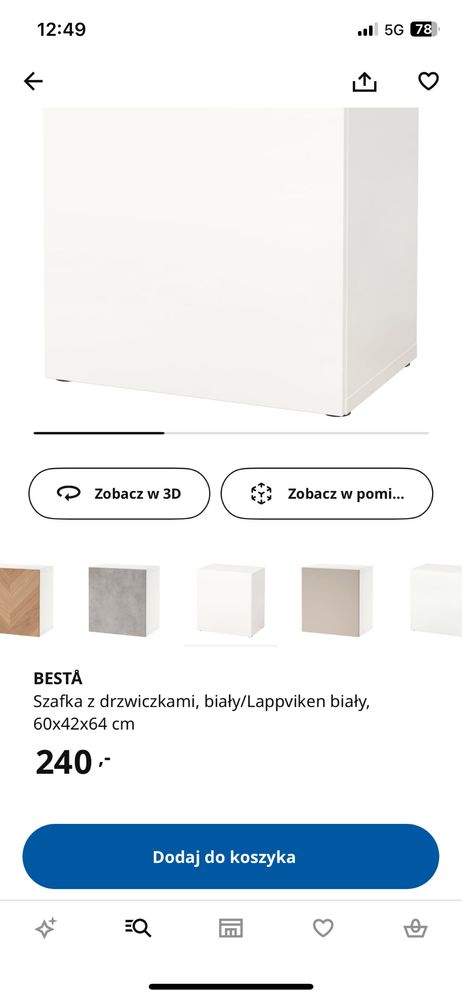 Szafka wiszaca besta ikea