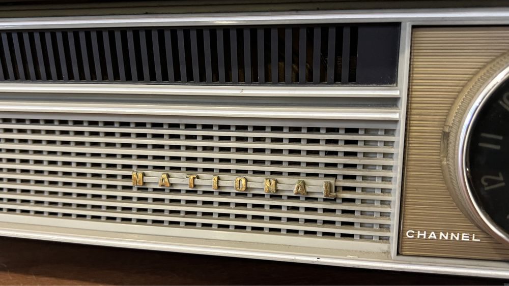TV Televisor antigo a Válvulas National EZWI EZW1 Vintage 1960