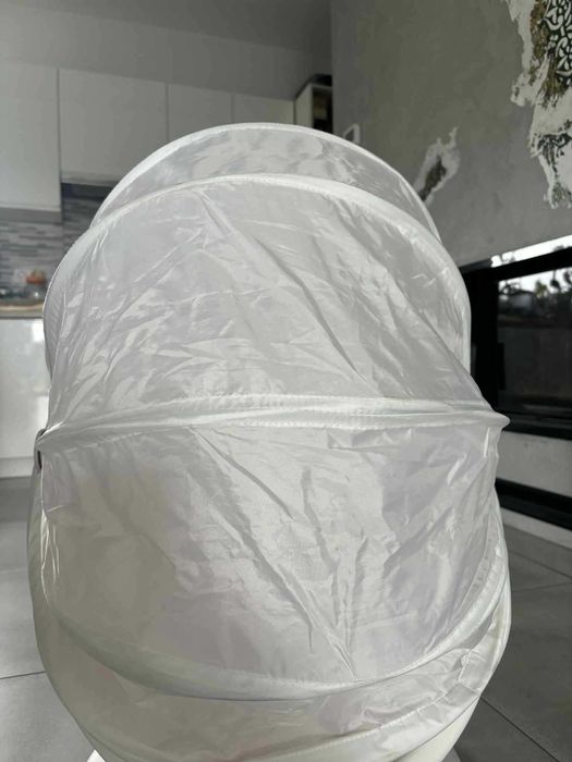 Fotelik obrotowy, biały IKEA PS LÖMSK jak nowy