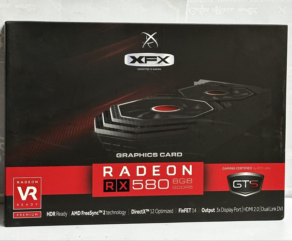 Відеокарта XFX AMD Radeon RX 580 8GB OC+ XXX Edition (RX580P8D VA.3)