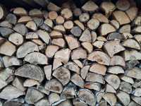 drewno suche opałowe/kominkowe pocięte transport