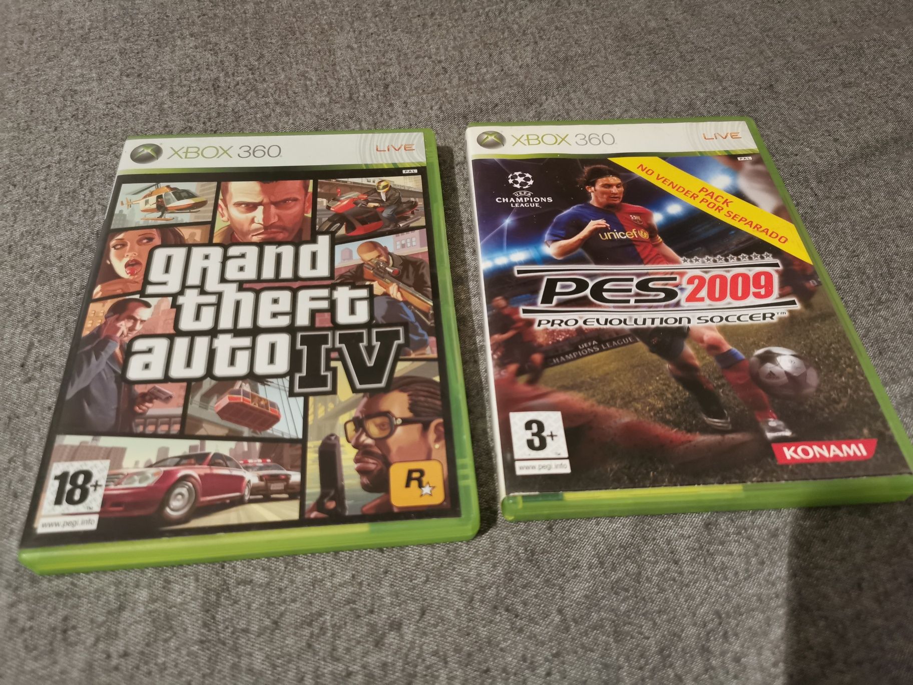 Grand theft auto 4 pes2009 xbox360