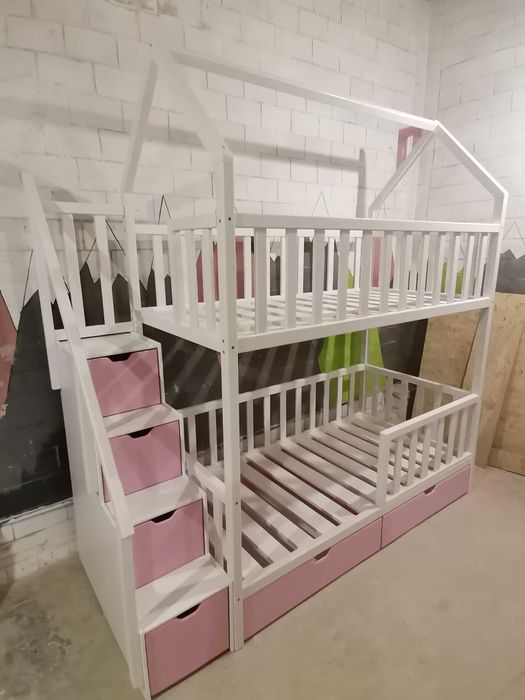 Двоповерхове ліжко будинок двухярусная кровать