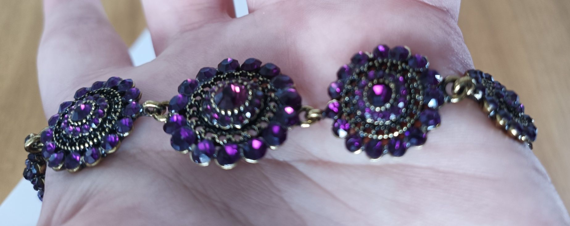 Pulseira cor beringela