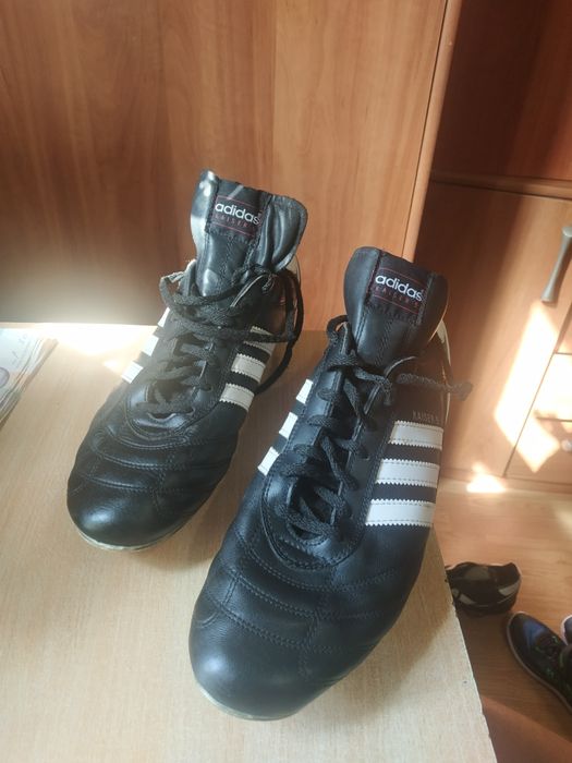 Бутси adidas kaiser 5, шкіряні, копачки для футболу 45-46 розмір