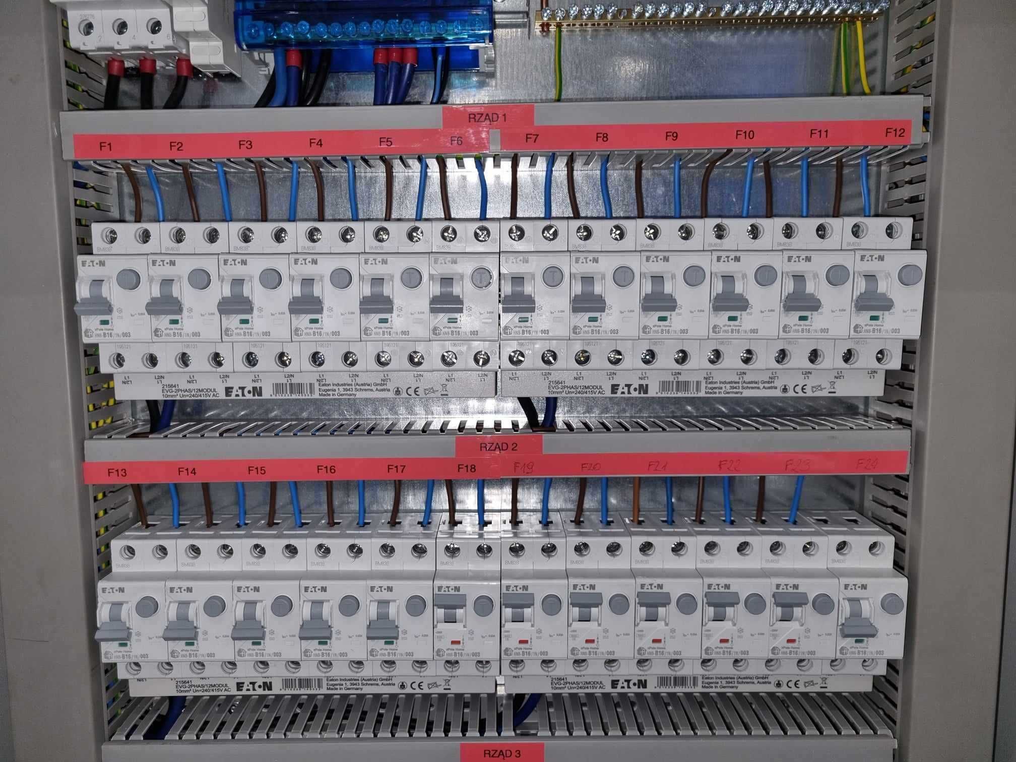 Elektryk, Instalacje elektryczne, Przyłącza, Rozbudowa, Awarie,Pomiary