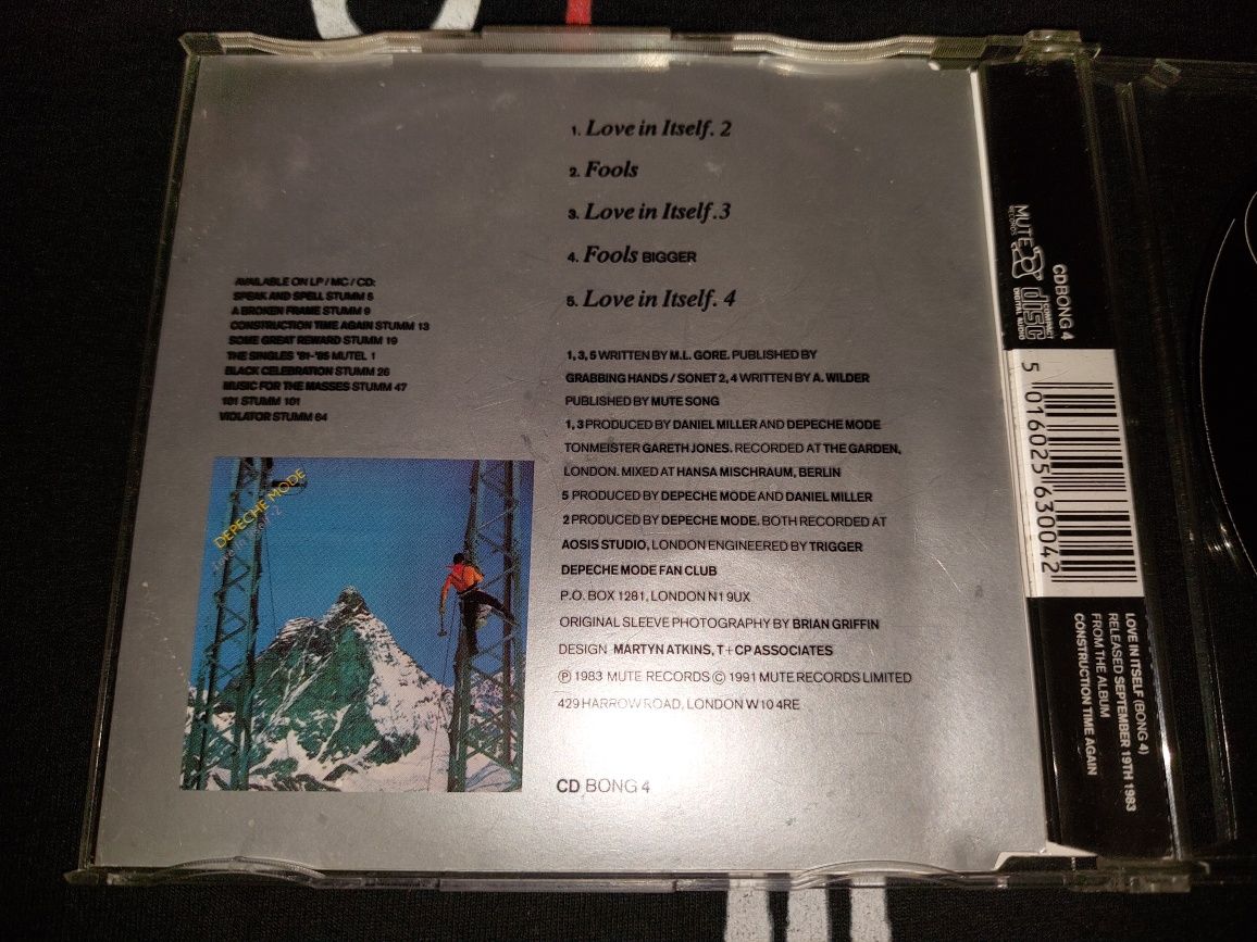 Depeche Mode Love In Itself CD 1991 UK