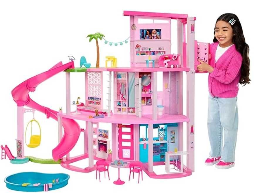 NOWY wielki Domek Marzeń BARBIE Dream House wys. 114cm akcesoria HMX10