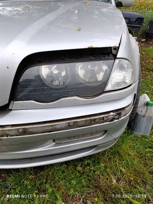 BMW E46 m52b28tuosprzęt silnika ,lampy,dyfer, wał,skrzynia,pompa, łapy