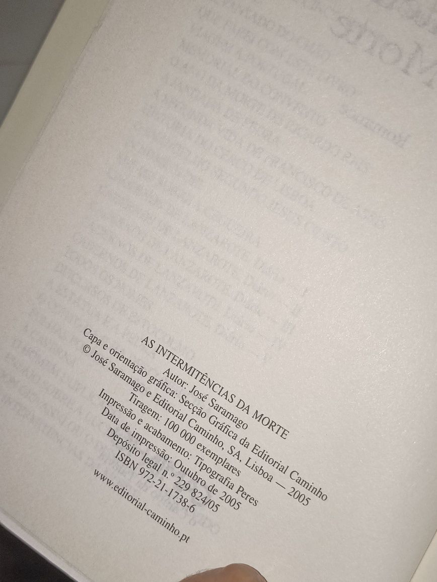 As intermitências da morte - José Saramago