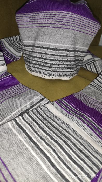 Шапочка с шарфиком для девушки