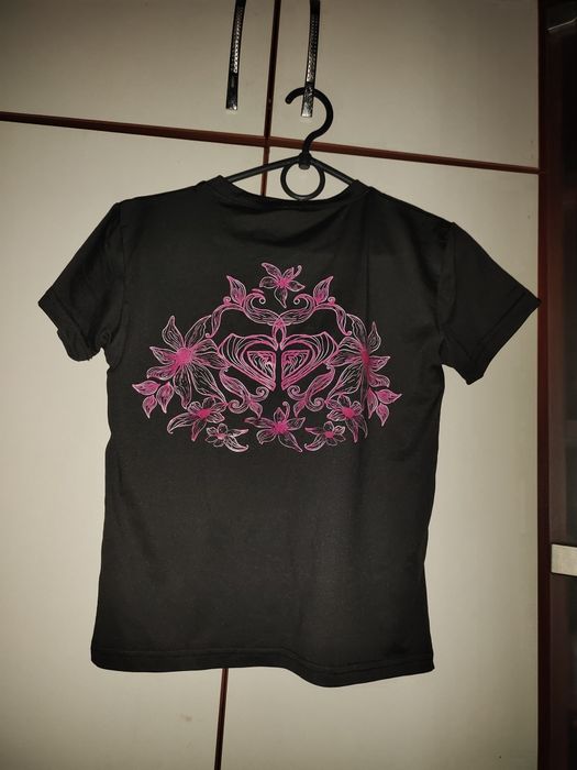 Футболка топ у2к з принтом на спині