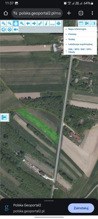 Działka Rudnik nad Sanem ulica Sandomierska