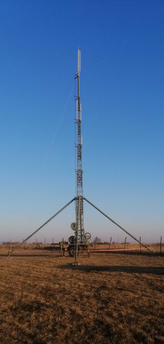 Maszt wojskowy - przestawna wieża maszt antenowy - BTS, LTE, Internet