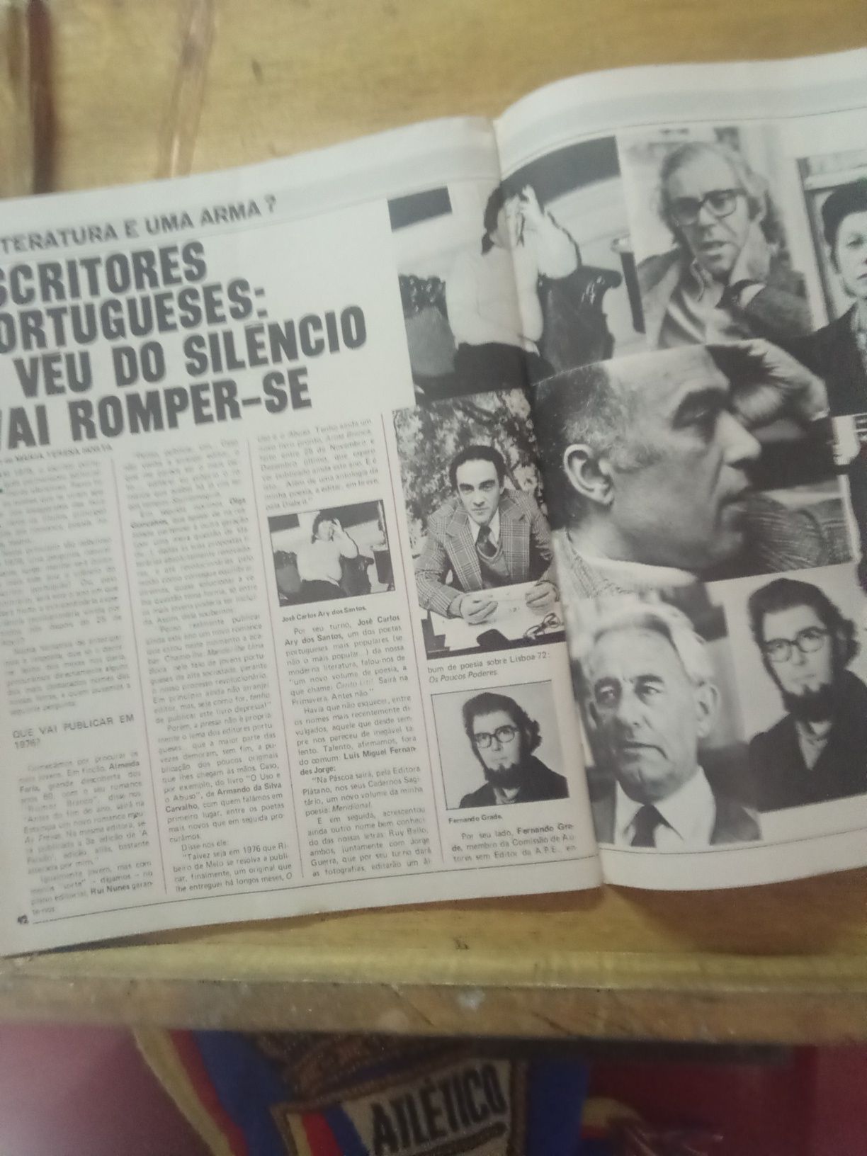 Flama março de 1976. Vasco Lourenço.