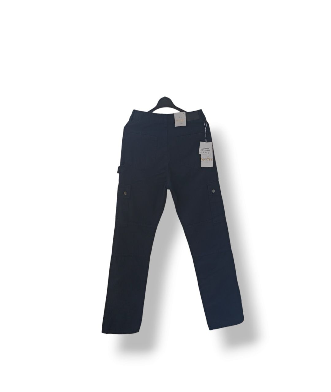 Czarne spodnie cargo See See Paris r.34