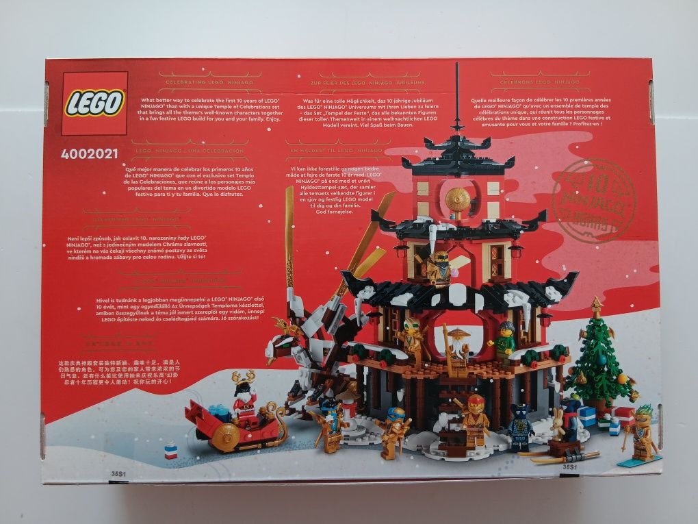 Nieotwarte Lego Ninjago 4.002021 Temple of Celebrations