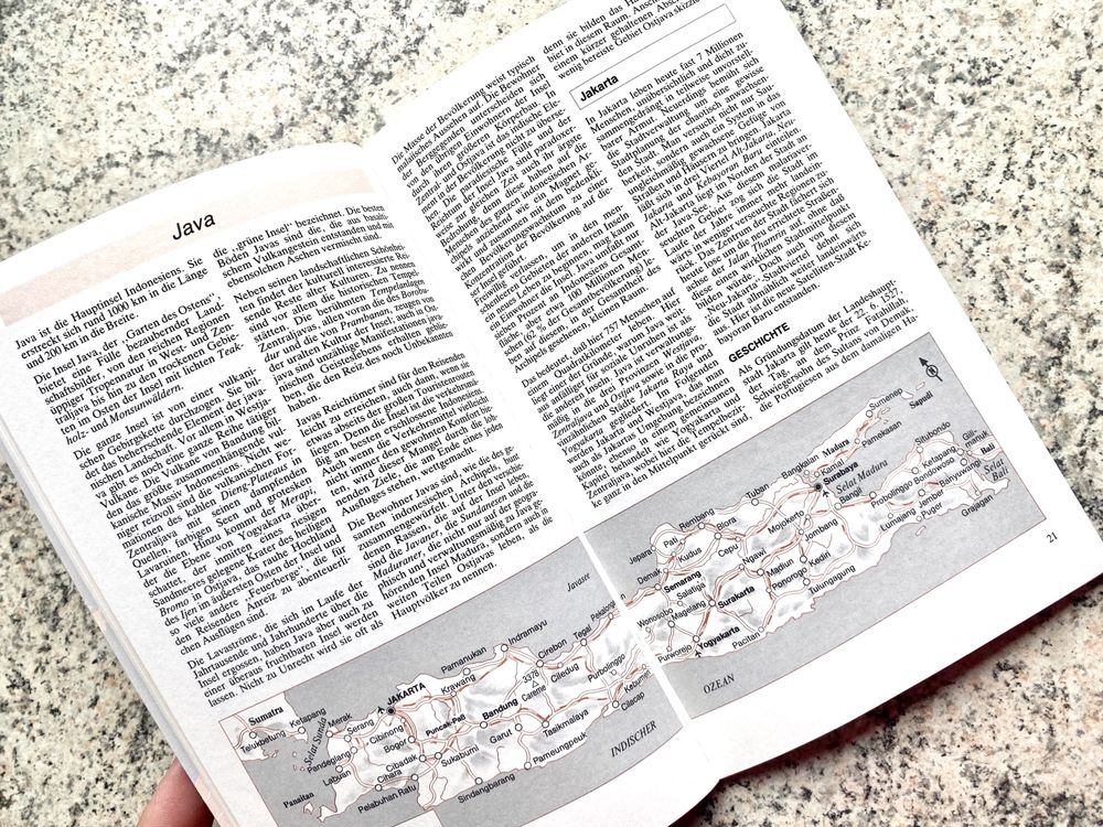 Przewodnik po Indonezji z mapami - wydanie niemieckojęzyczne