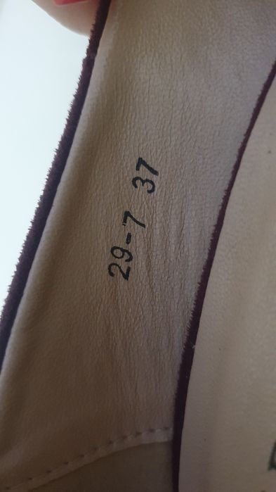 Туфли из эко-замши