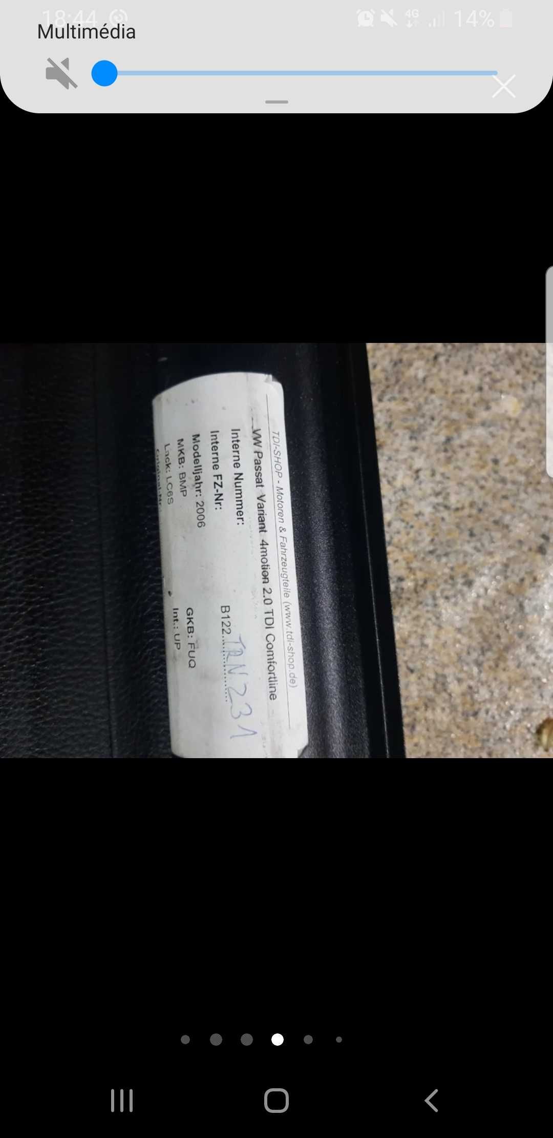 Chapeleira vw passat b6